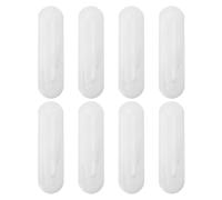 GALPADA Lot de 8 Crochets Adhésifs pour Cordon de Rideau Blanc Taquet de Corde pour Stores Fixation Murale sans Perçage Compatible Cordons Standard pour Salon Cuisine