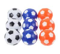 GALPADA Lot de 9 Balles de Foot de Table Colorées 28Mm en HIPS Balles de Rechange pour Foot Mini et Standard Accessoires de Jeux de Table pour Garçon et Filles et Adultes