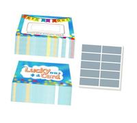 GALPADA Lot de Cartes à Gratter DIY Créatives avec Film Autocollant Cartes Vierges Personnalisables pour Vœux Loisirs Créatifs Famille et École