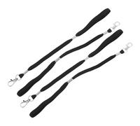 GALPADA Lot de Sangles Détachables en Polyester 4 Pièces avec Visibilité Couleur Vive pour Poignet de Moufles de Ski pour Snowboard et Alpinisme