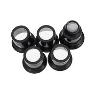 GALPADA Loupes de Réparation de Montres 5 Pcs Kit Multifocale Plastique et Verre Grossissement 3X 5X 10x 15x 20x Horloger Outils Précision Bijouterie Coin Timbres