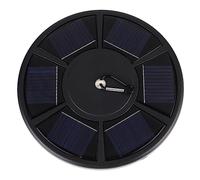 GALPADA Lumière Solaire pour Patio LEDs de Poteau Solaire pour Jardin Camping Résistante Aux Intempéries