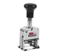 GALPADA Machine de Numérotation Automatique à 5 Chiffres pour Tâches de Numérotation Consécutive en Métal pour Marquage Séquentiel de Documents, Numéroteur Manuel Portable