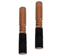GALPADA Maillet de Bol Chantant Tibétain en Bois 2pcs, Accessoire Artisanal pour Relaxation Profonde et Son Pur, pour Yoga et Bols Chantants