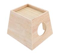 GALPADA Maison en Bois Cage D'élevage Multifonction Sécurisée pour Poulets et Petits Animaux Khaki pour Entraînement et Divertissement des Poussins