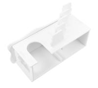 GALPADA Maison pour Hamster et Cochon d'Inde en PVC Blanc, Abri Résistant à l'usure Échelle, Confortable Repos Sommeil Toute L'année