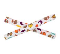GALPADA Manchons en Coton pour Poignée d'Accoudoir de Poussette Bébé Lot de 2 Housses Universelles 16X47 CM Protection Poussière et Saleté Accessoire Pratique pour Balades Quotidiennes