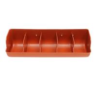 GALPADA Mangeoire Plastique pour Porcelets 5 Compartiments Forme Unique, Pratique pour Alimentation et Eau, pour Élevages de Porcs Domestiques et Commerciaux