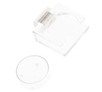 GALPADA Mangeoire Reptile Multifonction avec Aimant Bol Transparent pour Nourriture et Eau Distributeur Pratique et Facile à Installer pour Lézards Gecko Caméléons et Dragons Barbus