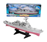 GALPADA Maquette De Bateau De Guerre Jouet en Résine pour Garçons, Modèle Statique De De Guerre, Décoration De Chambre Et Collection, Ornement Militaire, Présent Anniversaire