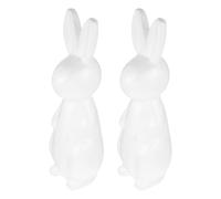 GALPADA Maquettes Lapin Polystyrène 2 Pièces à Peindre pour Loisirs Créatifs et Activités Scolaires Garçon et Filles
