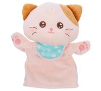GALPADA Marionnette Main Chat Peluche Interactive pour Jeu de Rôle Garçon Fille Marionnette à Doigt Chat Mignon pour Histoire et Développement Communication Éducatif Peluche pour Garçon