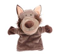 GALPADA Marionnette Main Loup Peluche Interactive pour Garçon Fille de Jeu de Rôle Animal Marionnette Main Animale pour Conte et Développement des Compétences de Communication