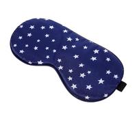 GALPADA Masque De Sommeil En Tissu Imitation Soie Bleu Marine, Cache-œil Léger Et Occultant, Modèle Voyage Portable, Confortable Pour Sieste Et Nuit, Accessoire Pratique Pour Étudiants Et Bureau
