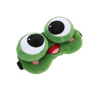GALPADA Masque de Sommeil Gel Grenouille Mignon en Peluche Léger et Antidérapant Yeux, pour Dormir à L'intérieur Camping, Confortable et Original