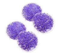 GALPADA Masques Rafraîchissants Yeux En Gel Violet, Lot De 2 Paires, Taille Standard, Coussinets Apaisants Yeux Fatigués, Adaptés à La Maison Voyages
