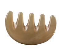 GALPADA Massage Comb Large Teeth Gua Sha Tool For Scalp Care Smooth Polished Handheld Body Acupoint Massager For Stress Relief And Hair Detangling