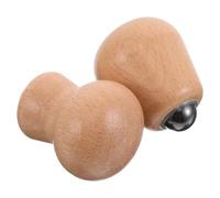 GALPADA Masseur Musculaire en Bois Naturel 2pcs pour Visage et Épaules Design Compact pour Soins Quotidiens et Voyages