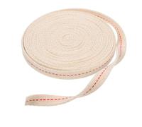 GALPADA Mèche Plate en Coton 13 CM X 5 M pour Lampe à Huile Rouleau de Mèche de Rechange pour Lanternes Brûleurs à Pétrole et Lampes à Paraffine pour Éclairage Intérieur et Extérieur