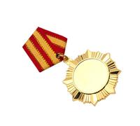 GALPADA Médaille D’Honneur en Alliage Doré pour Marathon Médaille Sportive 1 Pièce Épingle Récompense Compétition Athlétisme Souvenir Course à Pied