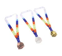 GALPADA Médailles de Pickleball et Design Élégant Lot de 3 Pièces en Alliage de Zinc avec Surface Lisse pour Cérémonie de Remise de Prix