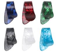 GALPADA Médiators pour Pouce en Celluloïd 12 Pièces Multicolores Protection d'Ongles pour Guitare Basse et Jeu Fingerstyle