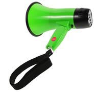 GALPADA Mégaphone Rechargeable Portable 25w avec Enregistrement 240s, Haut-Parleur Abs Vert avec Poignée, pour Annonces de Sécurité en Extérieur