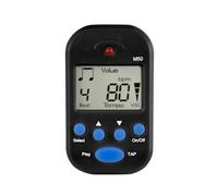 GALPADA Métronome Électronique de Guitare Portable Noir Léger avec Clip, Précision Numérique pour Piano et Instruments de Musique, Alimentation Pile Bouton Asb