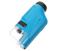 GALPADA Microscope Portable pour Garçon Fille Éducatif Simple de Laboratoire Loupe Biologique Manuelle Outil Scientifique pour Apprentissage Précoce