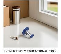 GALPADA Microtome Manuel Biologique pour Échantillons Végétaux - Outil de Découpe Précis en Laboratoire Scolaire - Matériel Pédagogique en Biologie pour Préparation D’Échantillons et