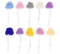 GALPADA Mini Chapeaux de Poulet en Laine, Design Réglable et Confortable 10 Plusieurs Styles pour Animaux de Compagnie pour Portraits de et Fêtes Plusieurs Styles