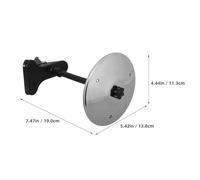 GALPADA Mini Cymbales Crash en Alliage Argenté Instrument de Musique de Bureau Portable Décoration Intérieure pour Musiciens et Percussionnistes Cymbales Crash pour Tableau de Bord