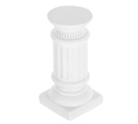 GALPADA Mini Pilier Romain en Résine Blanche, Décoration Miniature pour Maison de Poupée, Statue Décorative pour Bureau et Jardin, Accessoire Polyvalent pour Fête et Mariage, 1 Pièce