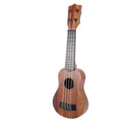 GALPADA Mini Ukulélé Bois pour Garçon Fille Débutants Instrument Musical Éducatif Garçon Fille Simulation Réaliste Couleur Bois Facile à Jouer et Apprendre Cadeau pour Fêtes Hawaïennes