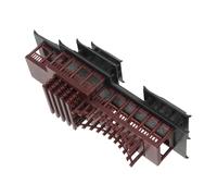 GALPADA Miniature Statue d’Architecture Chinoise Ancienne Ornement en Plastique Kiosque et Arche Voûtée pour Décoration Jardin Aquarium et Bonsai Modèle de Cour et Terrarium