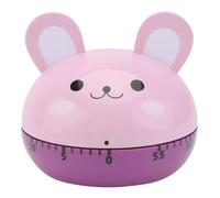 GALPADA Minuteur Mécanique Cuisine de Lapin, Outil de Gestion du Temps Compact, Minuterie à Remontage Manuel sans Pile, Accessoire Pratique pour Pâtisserie et Cuisson à Domicile