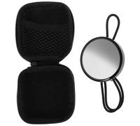 GALPADA Miroir de Plongée Scuba Ajustable avec Bande Élastique Rétroviseur Rond Noir pour Sécurité sous Visibilité Latérale des Plongeurs