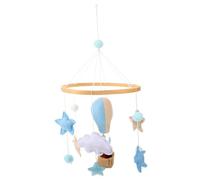 GALPADA Mobile pour Berceau Feutre Forme de et Ballon Décoration Suspendue pour Chambre Garçon Fille Accessoire de Lit pour pour Éveiller Attention et