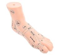 GALPADA Modèle D'acupression du Pied Gauche Réaliste en Vinyle 19 Cm pour Enseignement et Formation Massage des Points D'acupuncture