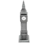 GALPADA Modèle de Bâtiment en Alliage Métal Big Ben Londres, Sculpture Architecturale Classique, Solide et Élégante pour Décoration Intérieure et Présentation