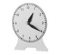 GALPADA Modèle Horloge Éducative Aiguilles Non-liées pour Apprendre Heure Pédagogique pour Garçon Fille Coordination Main-œil Cadeau pour École Primaire Couleur Couleur Aléatoire