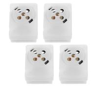 GALPADA Module D'enregistrement Vocal pour Jouets en Peluche 4pcs, Boîtier Blanc Petit et Léger Fonction D'enregistrement Claire pour Création DIY D'ours ou Peluche