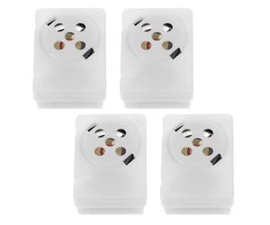 GALPADA Module D'enregistrement Vocal pour Jouets en Peluche 4pcs, Boîtier Blanc Petit et Léger Fonction D'enregistrement Claire pour Création DIY D'ours ou Peluche