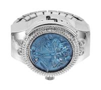 GALPADA Montre Bague Quartz Alliage de Zinc Rose Élégante Montre Décorative pour Femme et Facile à Porter