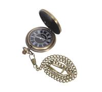 GALPADA Montre de Poche Vintage pour Hommes avec Chaîne Robuste Grand Boîtier à Clapet Montre Classique Style Victorien pour Mariages et Fête des Pères