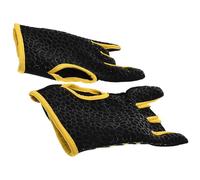 GALPADA Moufles de Bowling Jaunes en Silicone, Antidérapants, Taille S | Tissu et Silicone, Prise Précise Boule, Souplesse Élastique, Confort Pratique Sportive