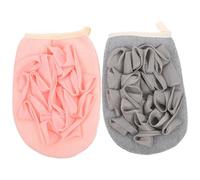 GALPADA Moufles Exfoliants de 2pcs en Pe pour Bain Moussant, et Favorise la Circulation, pour W nds à L'hôtel et Camping
