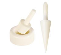 GALPADA Moule à Cornets de Glace en Inox Réutilisable Forme Conique Support à Dessert pour Préparation Maison et Utilisation en Pâtisserie