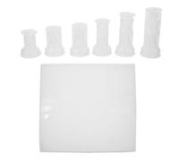 GALPADA Moule à Pièces D'échecs Internationales en Silicone Réutilisable pour Fabrication DIY, 1 Set pour Création Artisanale de Pièces D'échecs 3D, pour Bricolage en Famille