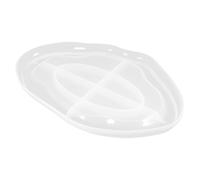 GALPADA Moule en Silicone Flexible pour Plateau Décoratif Nuage Blanc, Pratique pour DIY Crafts, comme Moule à Assiette à Bijoux ou Dessous de Verre Original